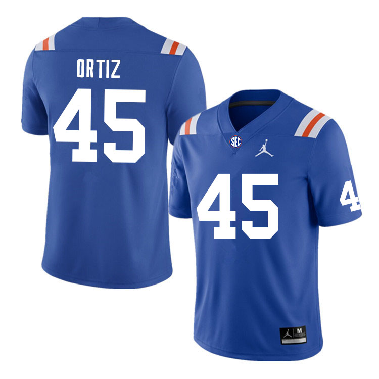 Men #45 Marco Ortiz Florida Gators College Football Jerseys Sale-Throwback